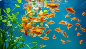 was fressen goldfische außer fischfutter