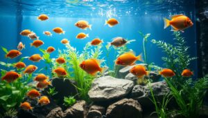 wie viel fischfutter ins aquarium