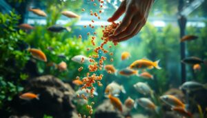 zu viel fischfutter im wasser was tun