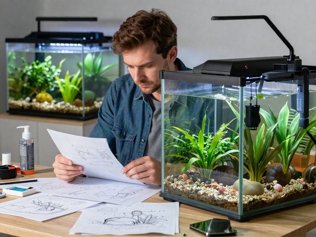 Aquarium umgestalten