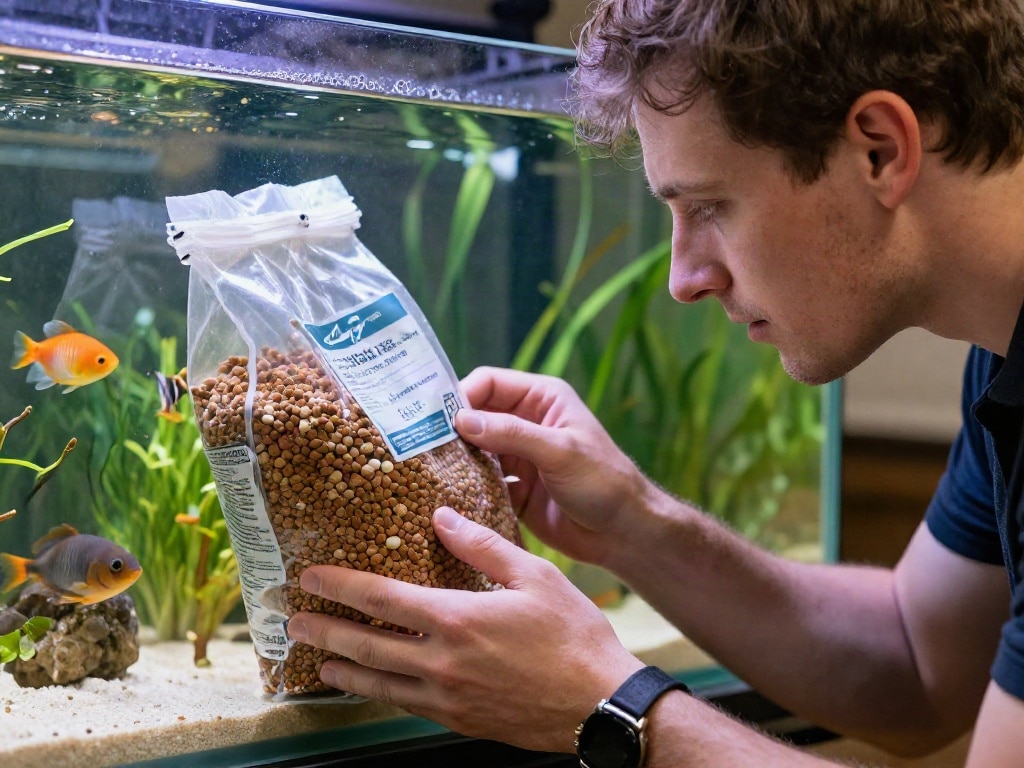 Fischfutter für Pflanzenfresser