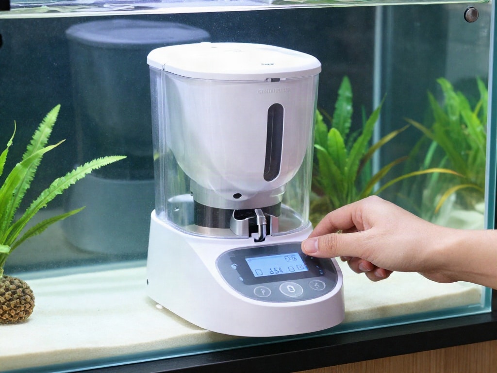 Futterautomat Aquarium