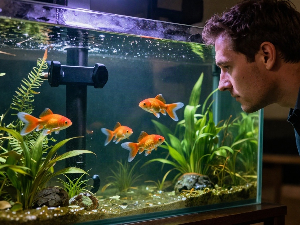 Goldfisch Haltung Aquarium