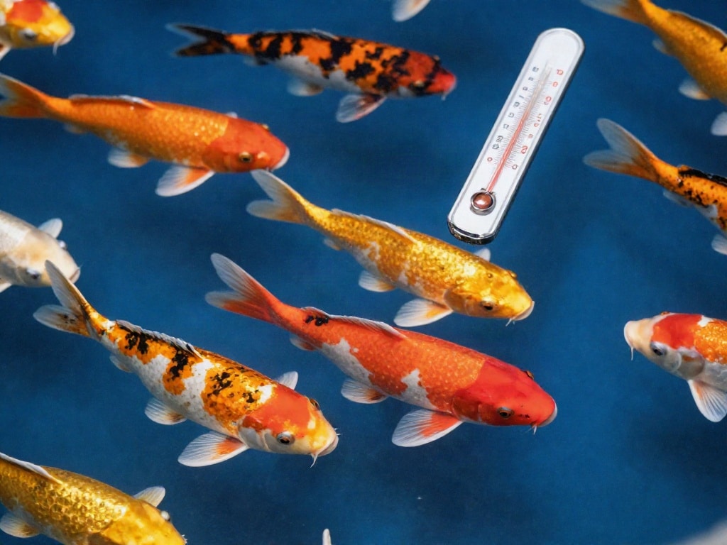 Koi füttern