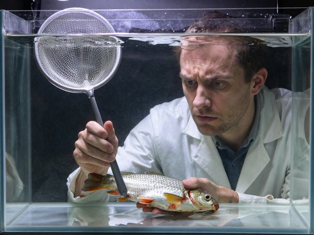 toter Fisch Aquarium