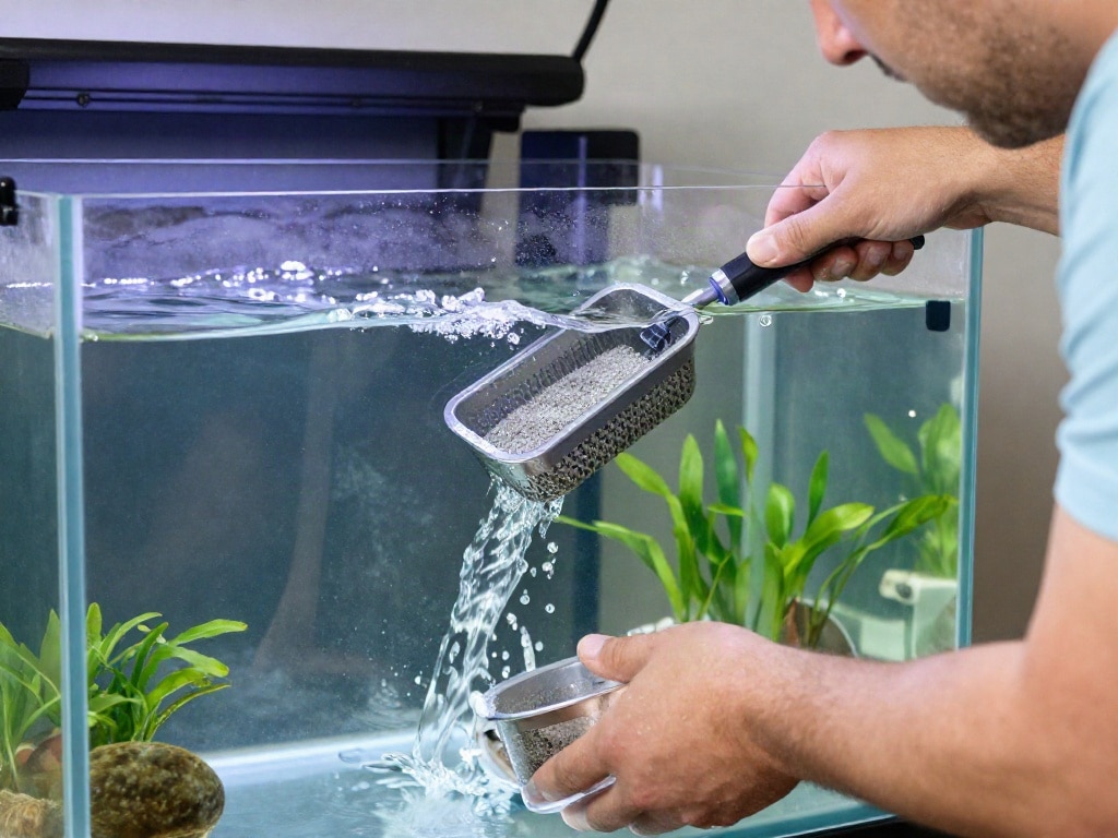Wasserwechsel Aquarium